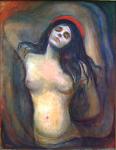 'Madonna' av Edvard Munch. Klikk bildet for omtale!